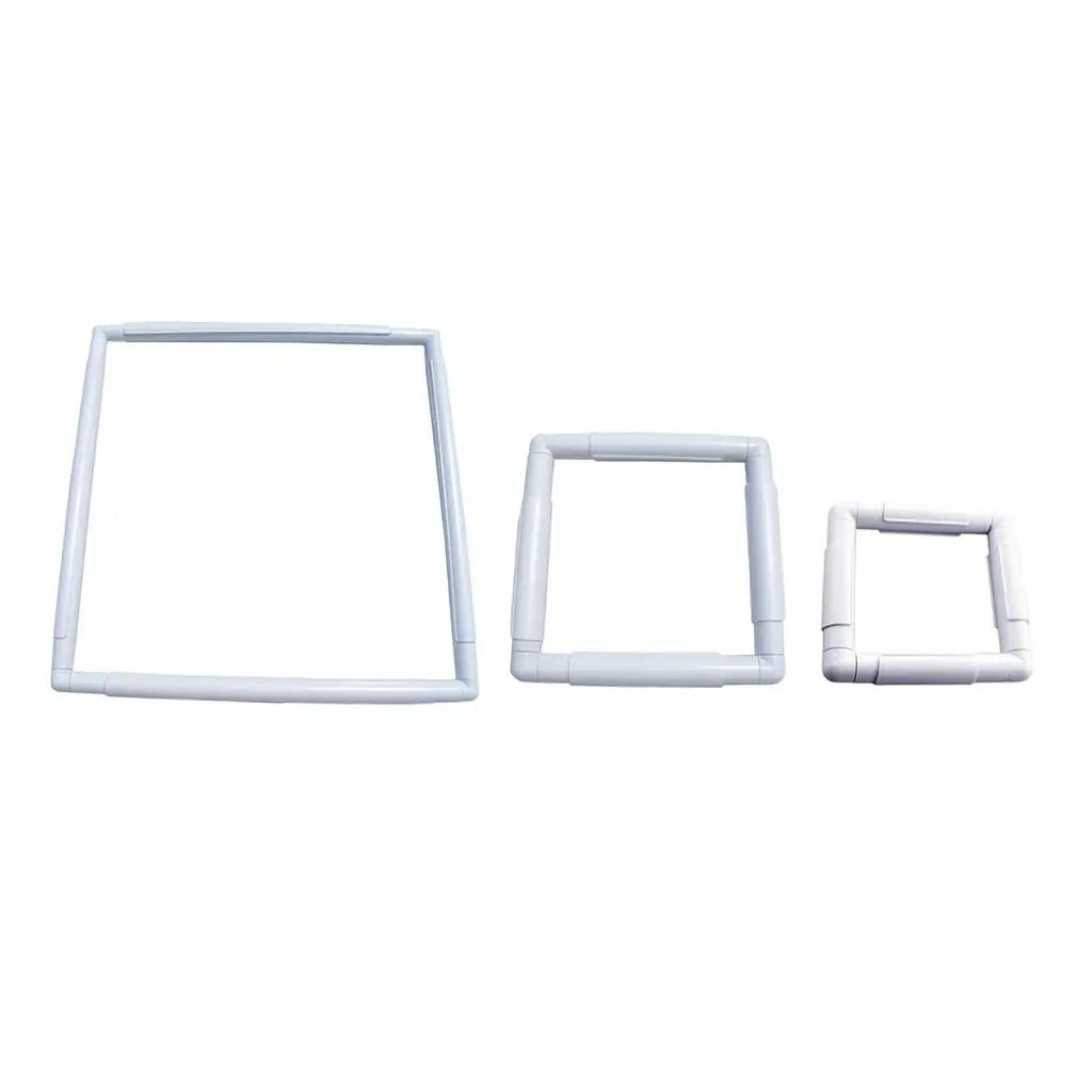 Embroidery Hoop Rings Clip Frame Square Cross Stitch Frame DIY Crafts Sewing Tool for Quilting, Needlepoint, Silk-Painting Zpaxo