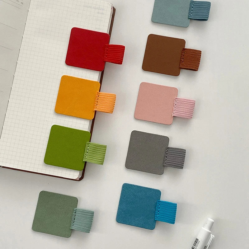 Pen Loops Pencil Holders Self-Adhesive PU Leather Pad For Stylus Pencil Books Notebooks Anti-lost Anti-fall Elastic Loops Zpaxo