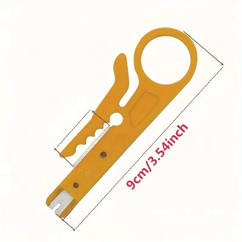 Mini Wire Stripper & Punch Down Tool for Network Cables Wire Stripper Tool Zpaxo