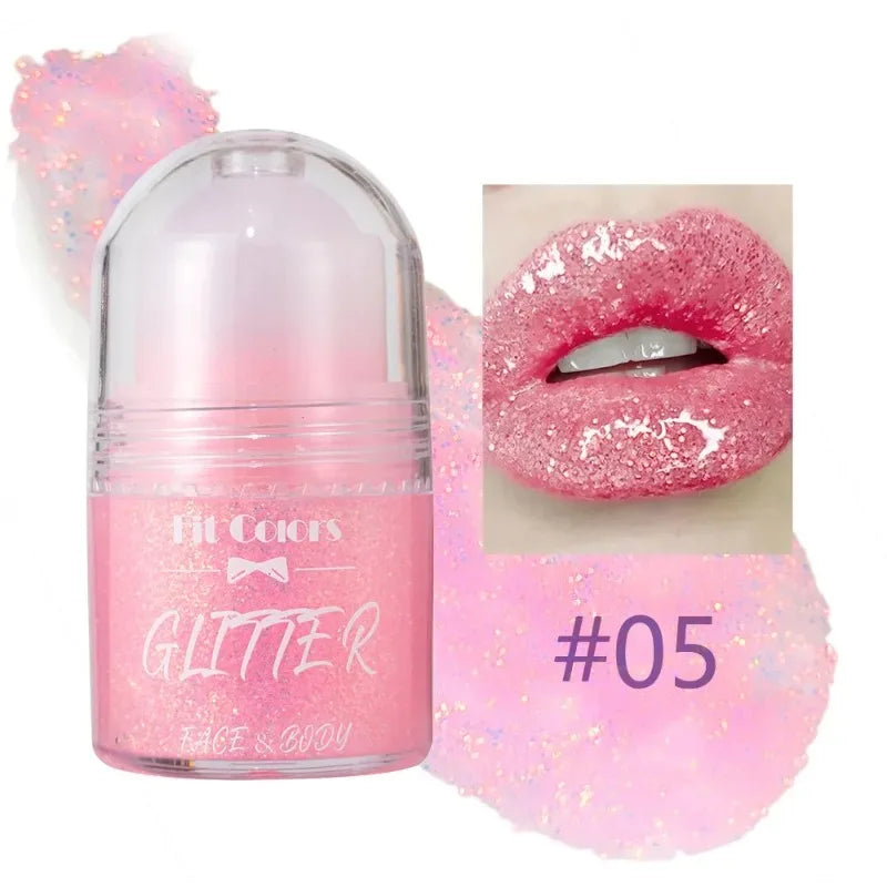 Sparkling Sequins Glitter Gel Face Body Eye Painting Shine Liquid Zpaxo 05
