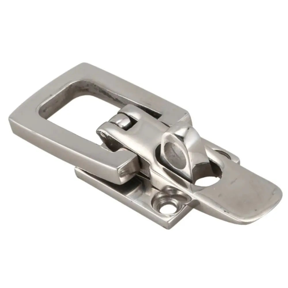 Lockable Door Lock Catch Silver Finish Anti-Rattle Design Anti-Rattle Fastener Marine Grade Marine Hardware Marine Application Zpaxo