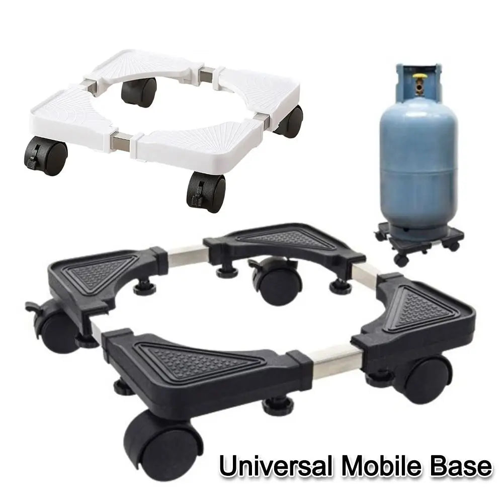 Universal 4-Caster Movable Base Stand – Adjustable Heavy Duty Appliance Caster Base Zpaxo