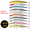 18CM Minnow Fishing Lure Set – 24G Wobble Hard Bait 3/5/8PCS Minnow Fishing Lure Zpaxo FS0045 3pcs Random Colors