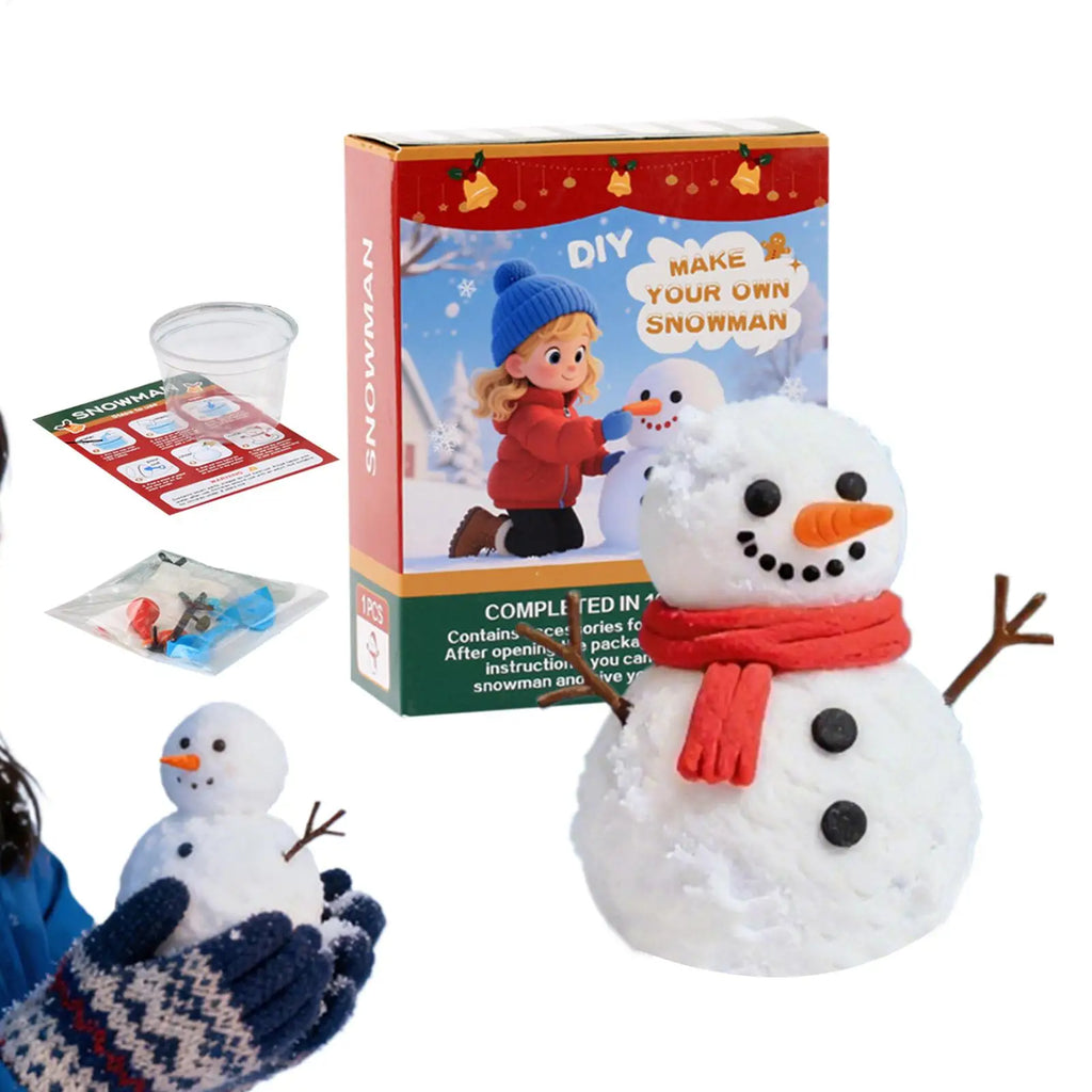 Christmas Snowman Craft Creative Crafts Building Stocking Stuffers