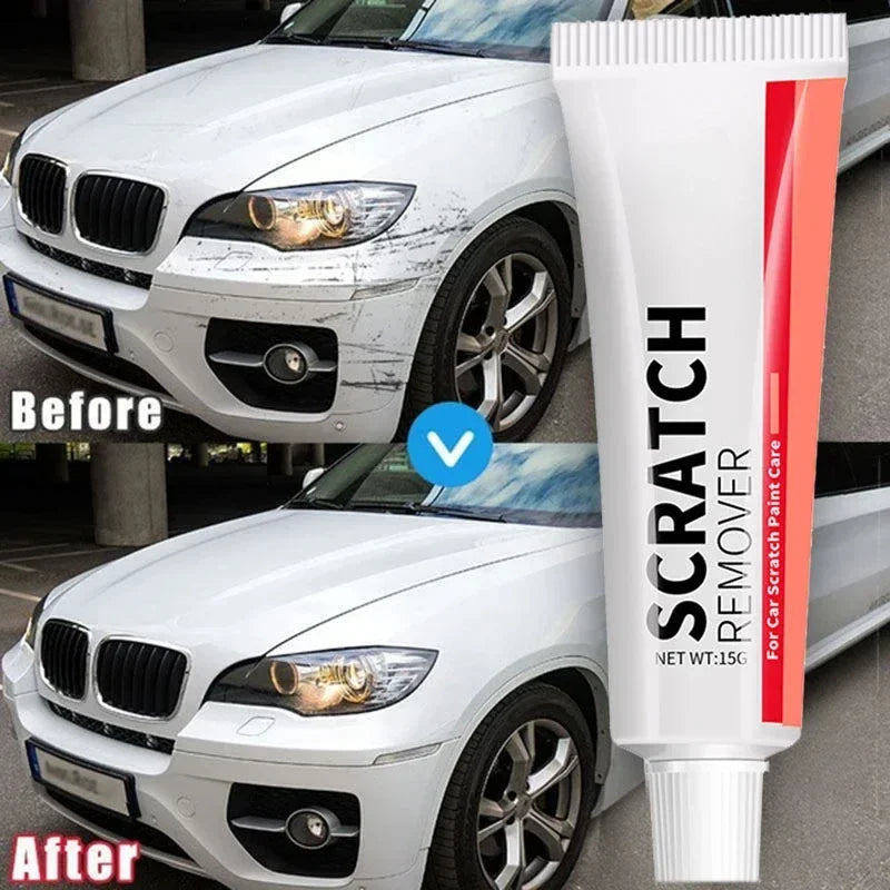 Car Scratch Remover Kit – Polishing Paste & Sponge