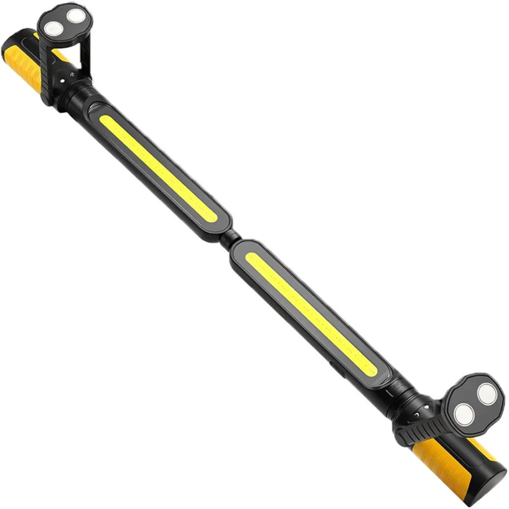 1400LM LED Mechanic Work Light 4400mAh Rechargeable Magnetic Base COB Zpaxo Yellow