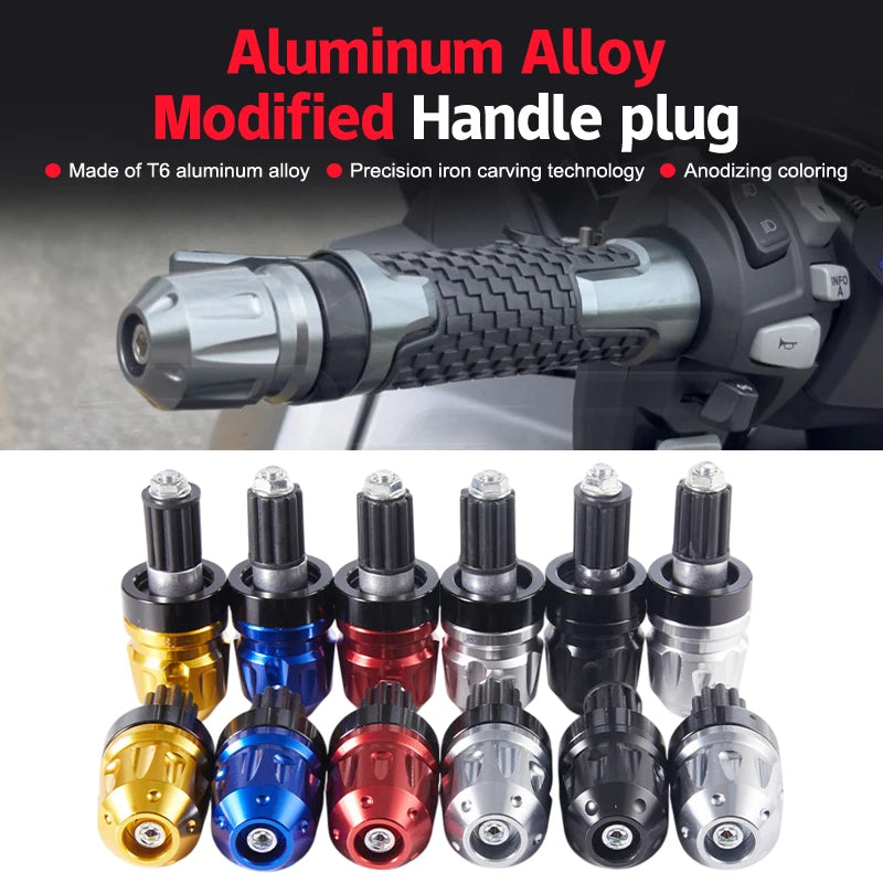 Pathfinder Handlebar Grips Motorcycle Cap End Plugs Counterweight Zpaxo