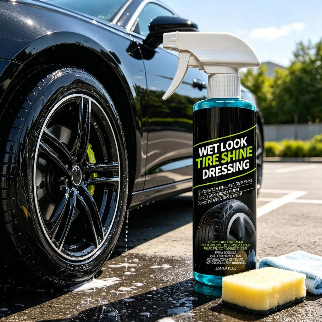 Tire Shine Spray Long Lasting Coating Dressing Rubber Restorer