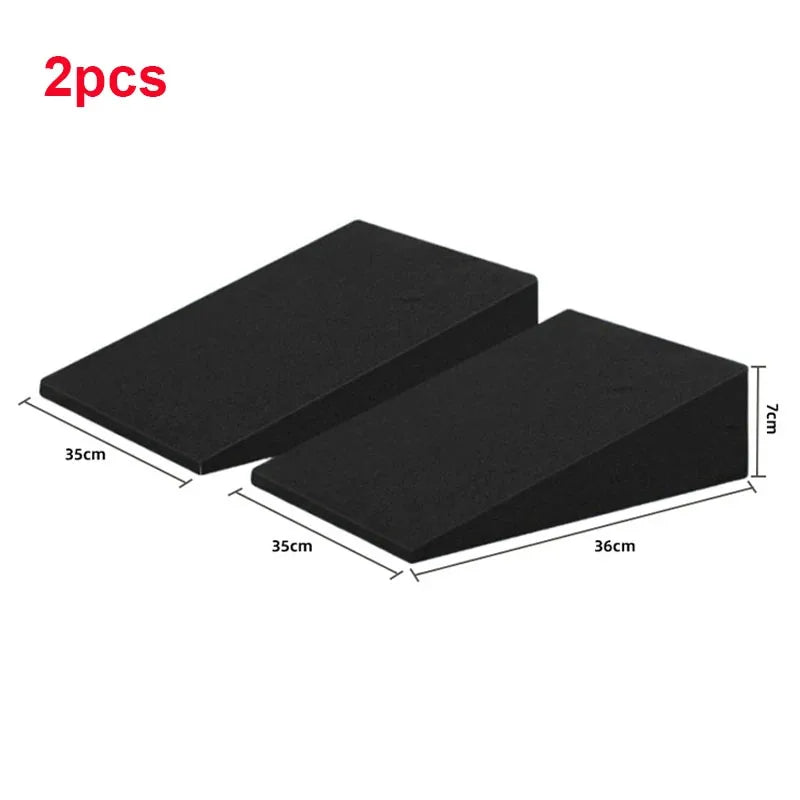 Car Seat Wedge Leveling Pad Breathable Fabric Rear Support
