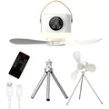2026 New Portable Rechargeable Ceiling Fan Wireless USB Hanging Fan for Student Dorm Bed Outdoor Camping Zpaxo Yellow With a Shelf 5V 2A