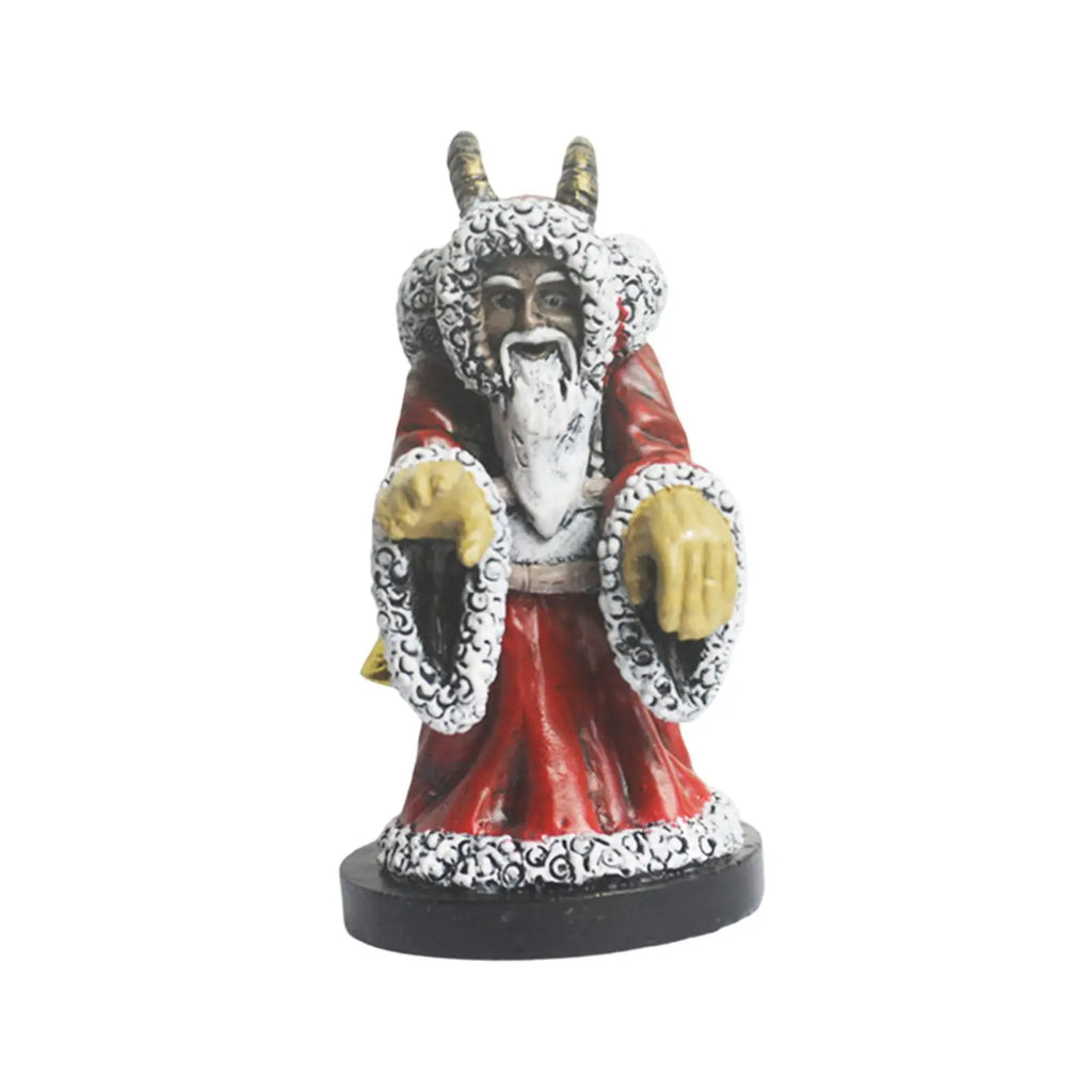 Halloween Statue Krampus Figurine Home Decor Lawn Ornament Resin Zpaxo