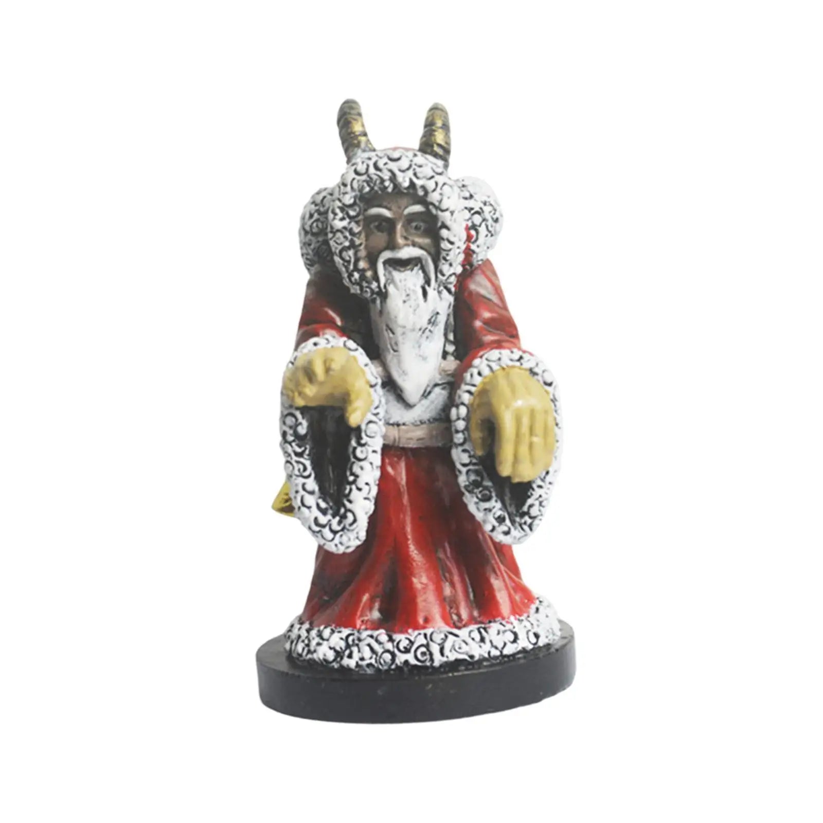 Halloween Statue Krampus Figurine Home Decor Lawn Ornament Resin Zpaxo