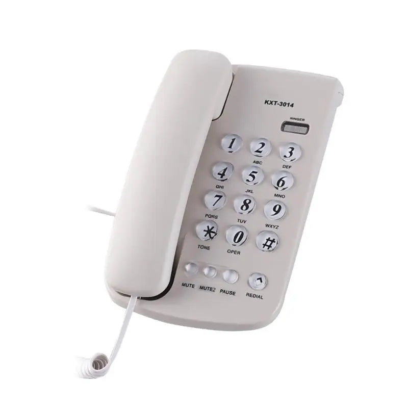 652F Corded Telephone Desktop House Phone Emegency Elderly Big Button Zpaxo