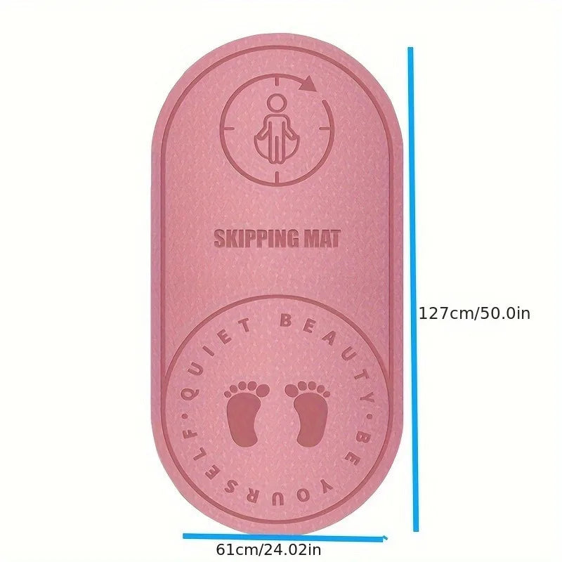 ThicknessTPE Jump Rope Mat Durable Non-slip Fitness Exercise Ma