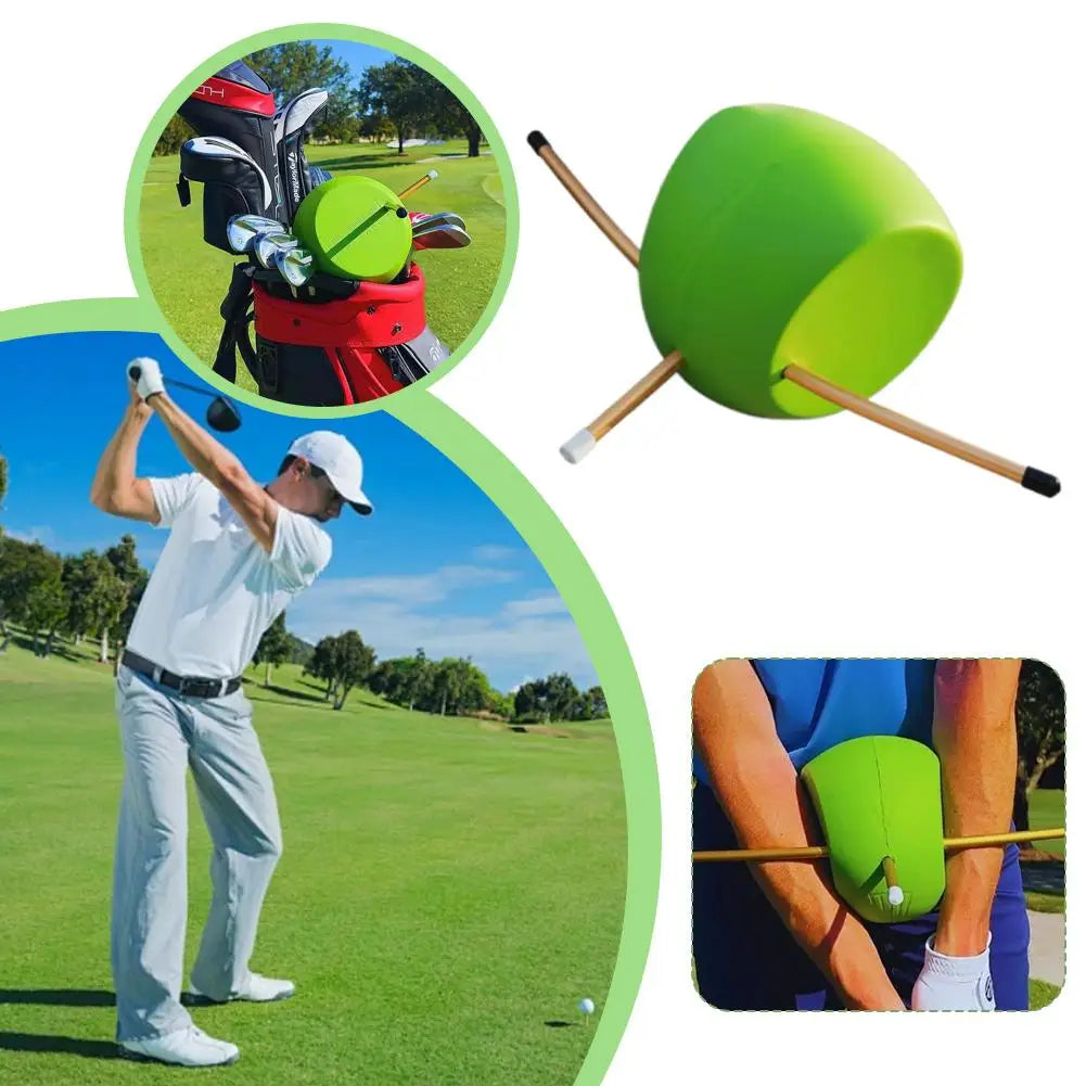 Golf Arm Posture Corrector Portable Swing Trainer Connecting Ball Fix Chicken Wings Mechanics Beginner Practice Accessory Zpaxo