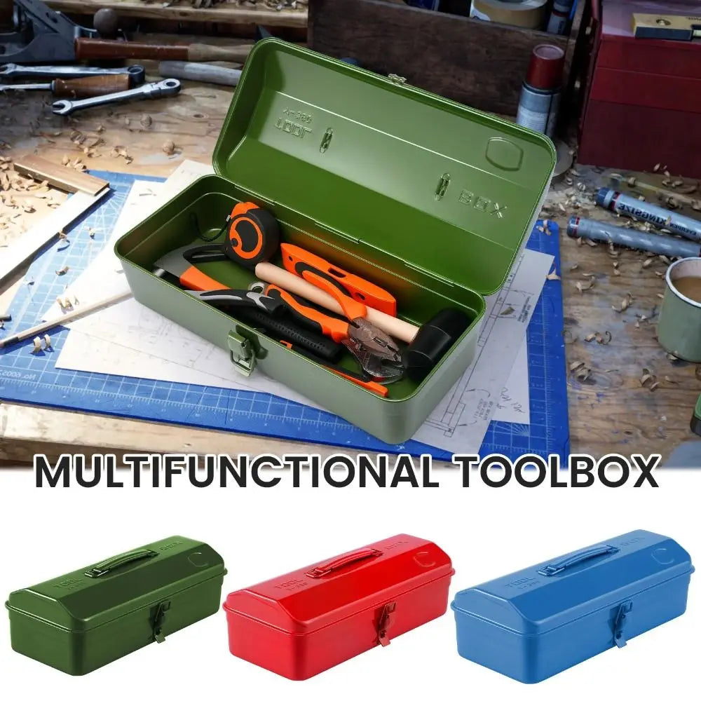 On-board Storage Large Metal Toolbox Heavy Duty Tools Box Zpaxo