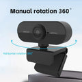 Camera 1080P HD Computer USB Built Microphone Network Web Work Tripod Zpaxo HD FULL