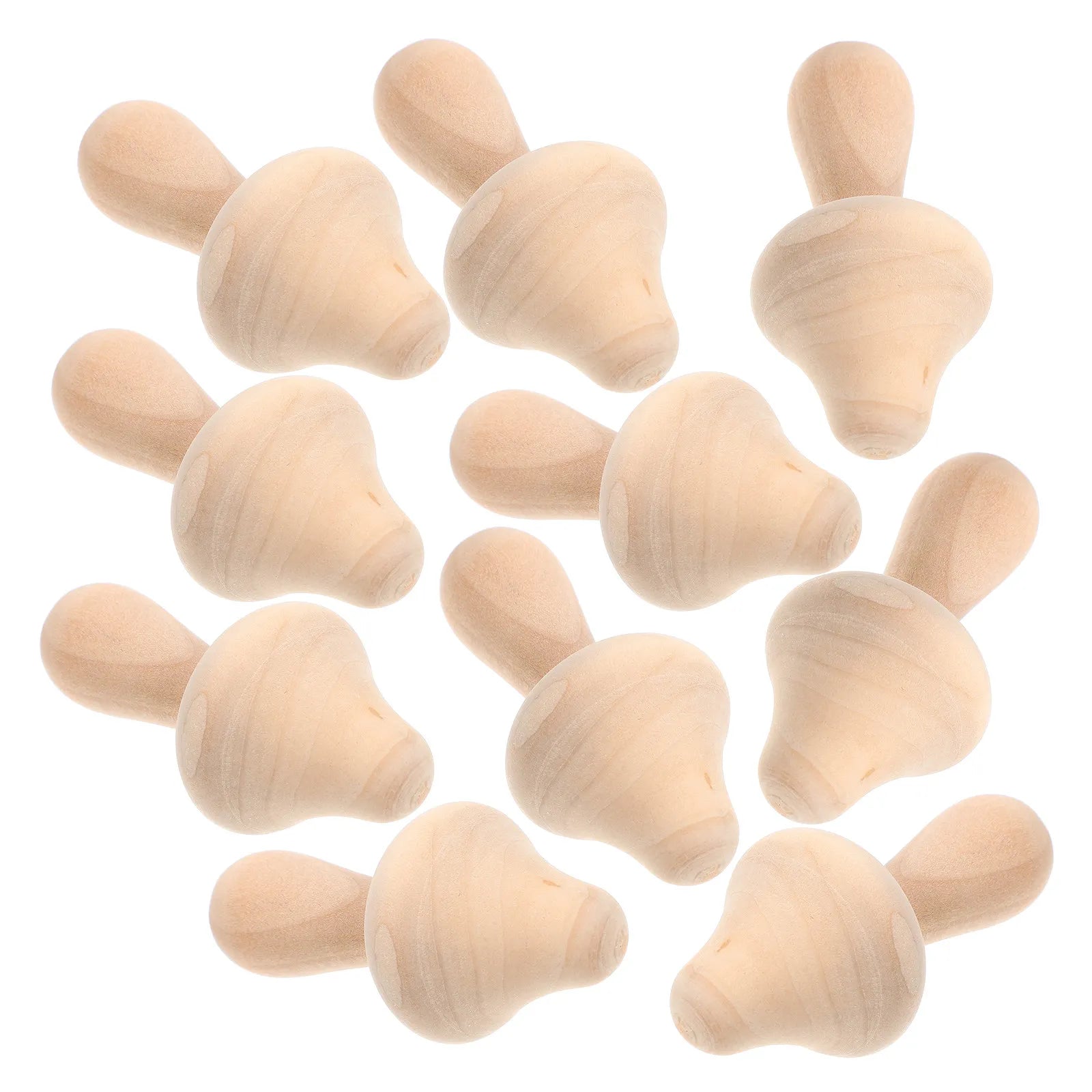 Wooden Mushroom Modeling Unfinished Blank Props Graffiti Art Craft