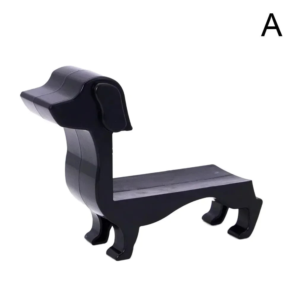 Hot Creative Dachshund Wine Bottle Holder Kitchen Wine Storage Box Household Practical Decorative Sausage Dog Design Zpaxo A