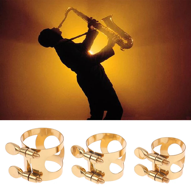 Sax Saxophone Mouthpiece Ligature Clip Climp Durable Fastener Cap Zpaxo
