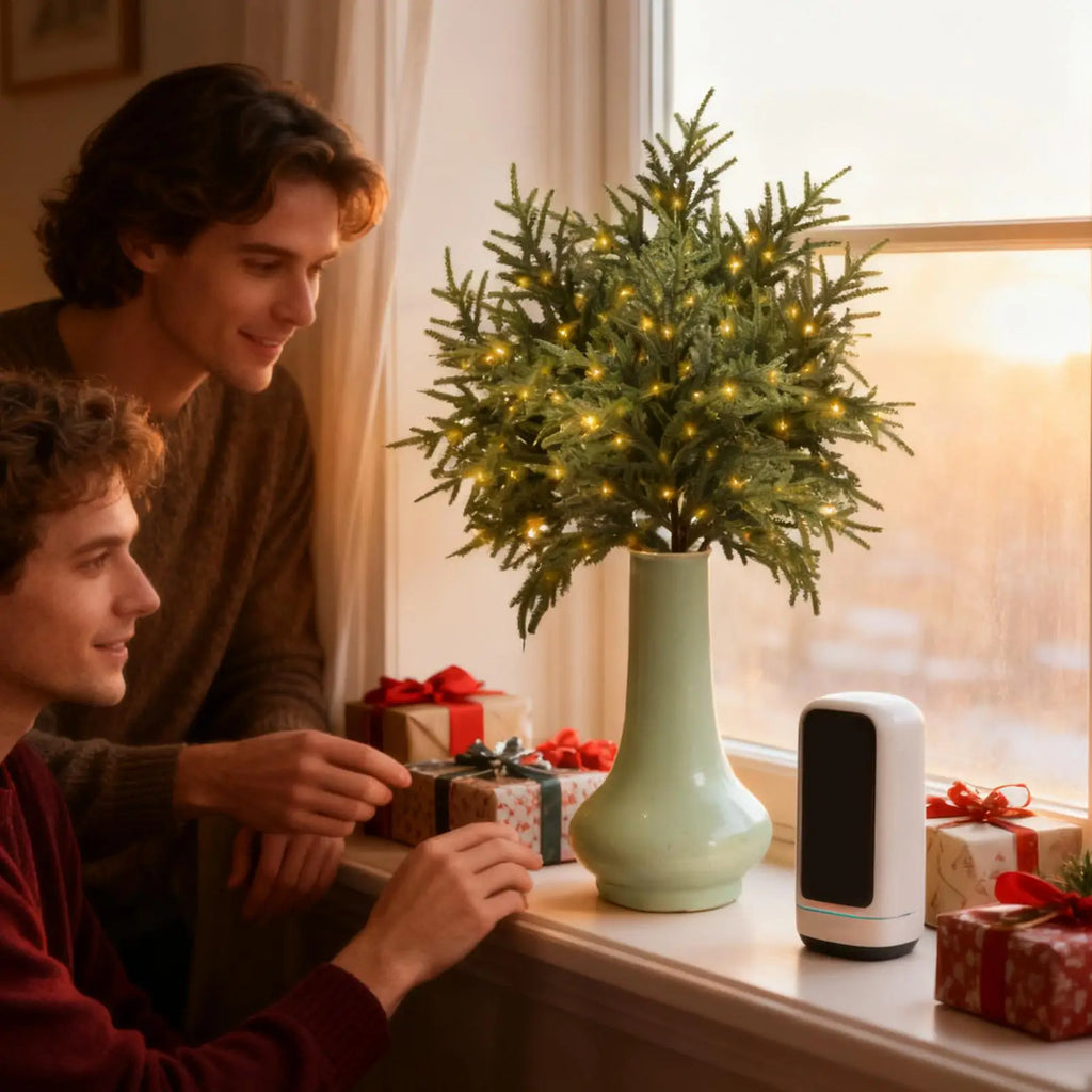 Pine Branches Led Light Greenery Picks Pre Lit Pines Stems Home Decor