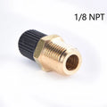 CM1 NPT Solid Nickel Plated Brass Air Compressor Tank Fill Valve Male