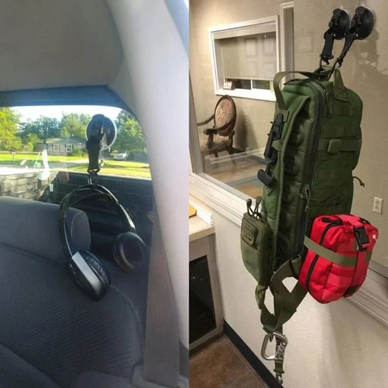 4Pcs Suction Cup Anchor Securing Hook Tie Down Camping Tarp As Car Side Awning Pool Tarps Tents Securing Hook Universal Travel Zpaxo