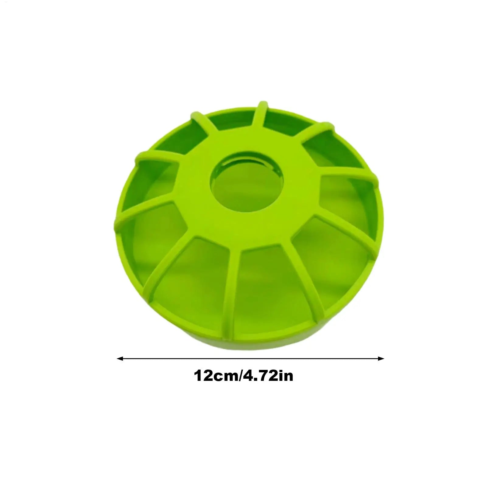 Poultry Feeder Round Spill Proof Non Slip Feeding Large Bird Cage No