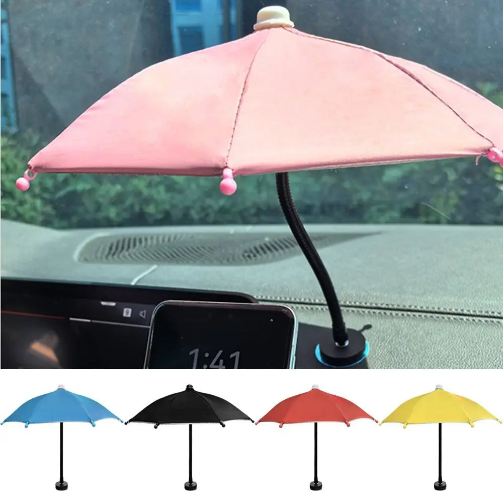 Bending Design Magnetic Phone Umbrella 360 Rotation Non-slip Cell Sun Zpaxo