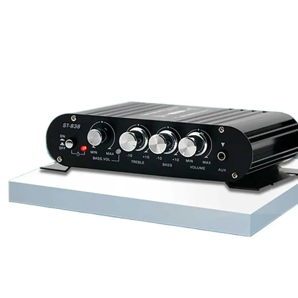 2 1 Channel ST-838 Amplifier Bass Subwooferoof HIFI 12V Power Speaker Zpaxo