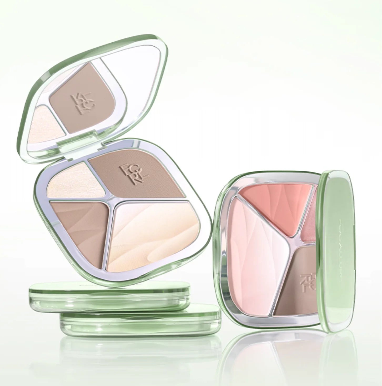 FOCALLURE Light Shadow Blush Blending Palette Cloudy Valley Zpaxo