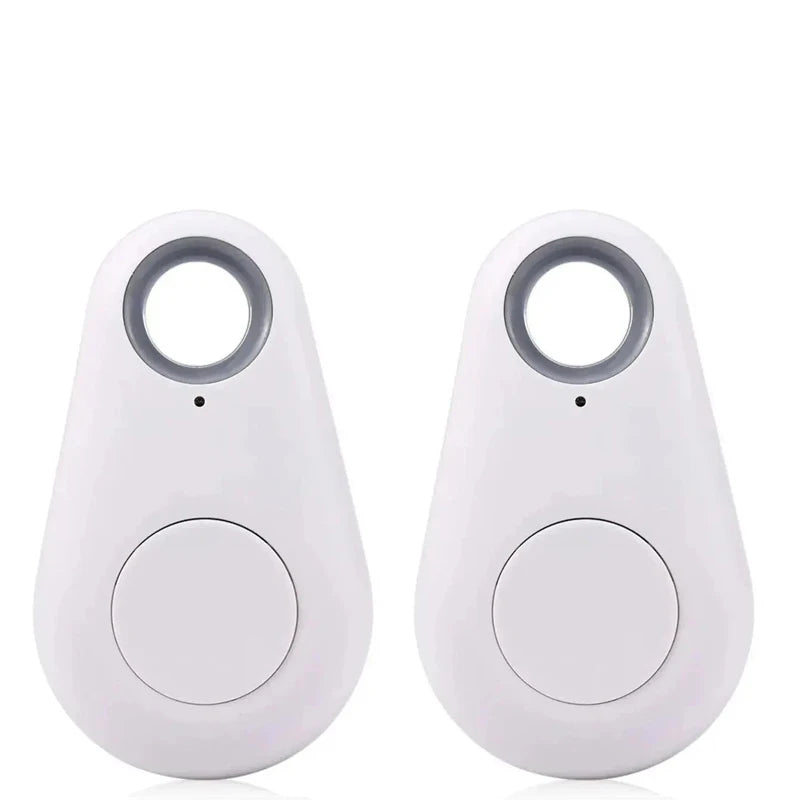 1 Mini GPS Tracker Bidirectional Alarm Keychain Finder Phone Anti Zpaxo 2pcs White