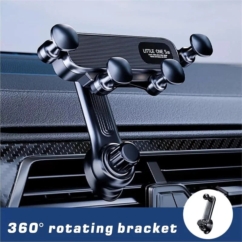 360° Air Vent Car Phone Holder – Universal 4.7–6.9" Mount