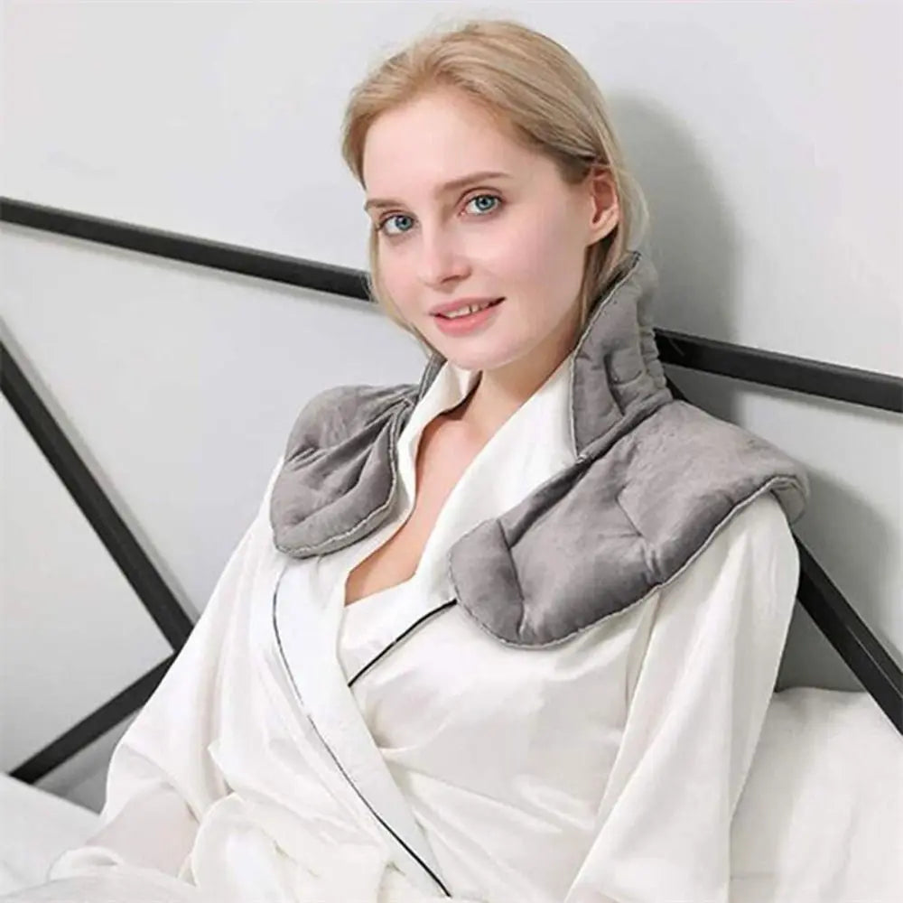 Soft Microwavable Heating Pad Weighted Comfort Relaxation Purple Color Heated Neck Protection Pack Microwavable Heating Zpaxo