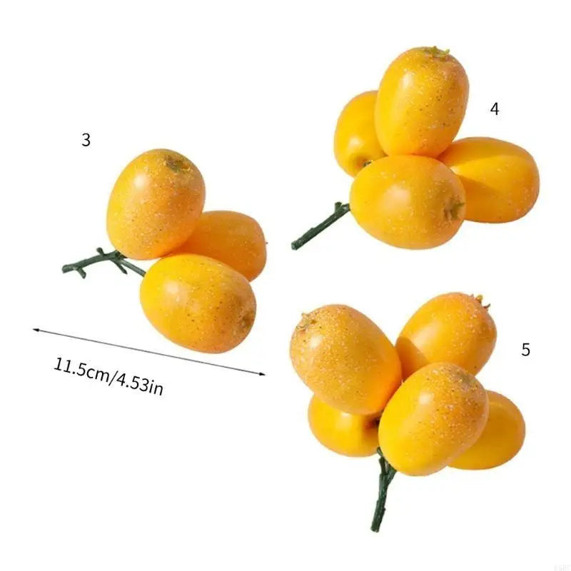 Simulation Loquat Fruit Model Adds Natural Touching Home Kitchen