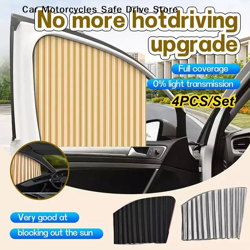 Magnetic Curtain Protectors Side Window Sunshades UV Protection