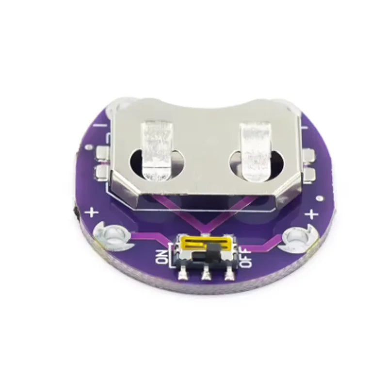 LilyPad Coin Cell Battery Holder CR2032 Battery Holder Module Switch Electronics Zpaxo