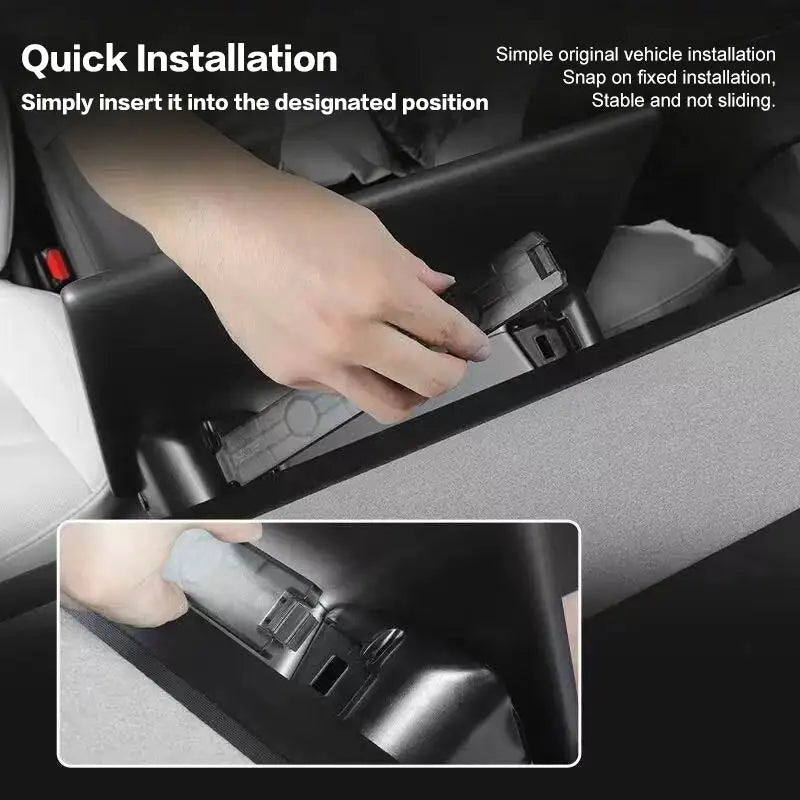Tesla Model Y/3 Hidden Under-Screen Storage Organizer Tray