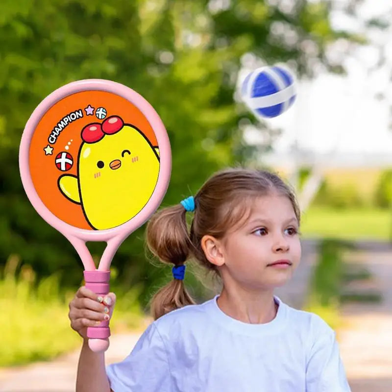 Badminton Racket For Kids 1 Pair Outdoor Sport Badminton Rackets With Balls Birthday Children's Day Celebration Parent-Child Zpaxo