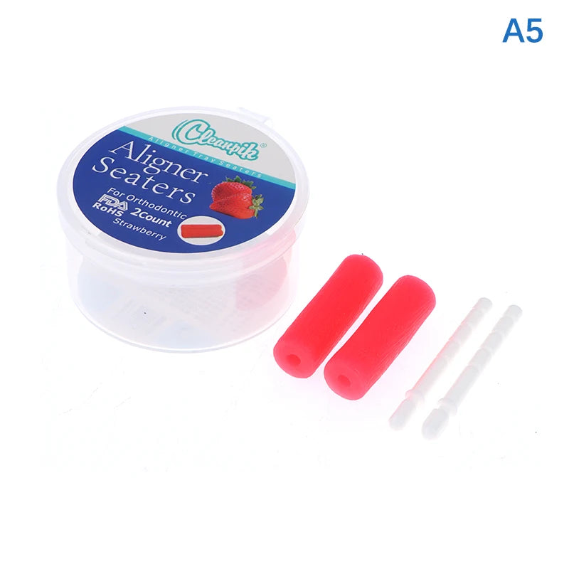 2pcs Teeth Chewie for Patient Tooth Aligner Chewies Aligners Tray Brackets Dental Ortodoncia Teeth Whitening With Box Zpaxo A5