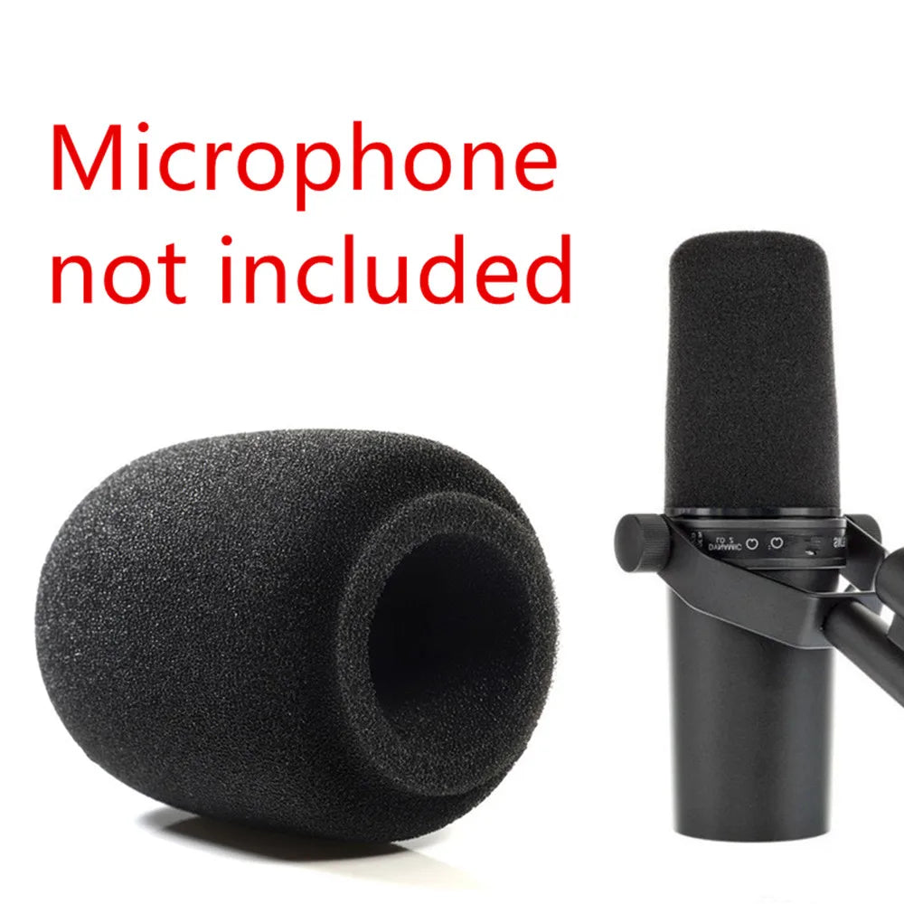 Windscreen Microphone Sponge Windproof Mic Cover Foam Filter Shure