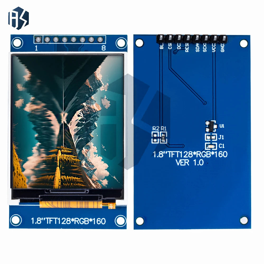 Arduino Raspberry Pi Ready TFT LCD Display 128x160 ST7735 ST7735S SPI Zpaxo