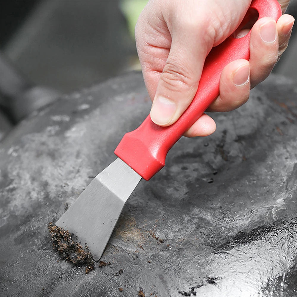 2Pcs Stainless Steel Ice Remover Tool Refrigerator Freezer Defrosting Shovel Multi-Functional Kitchen Cleaning Shovel Scraper Zpaxo