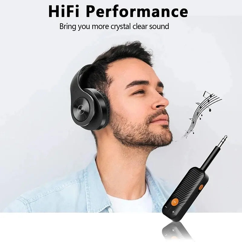 1 Wireless Bluetooth 5 2 Receiver Transmitter Adapter Jack Car Music