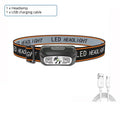 XPG LED Headlamp – USB Rechargeable, Motion Sensor & Waterproof