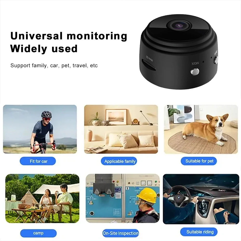 Mini IP Camera 1080P HD Wireless Micro Camcorders Night Version Voice Video Security Surveillance Wifi Cameras Smart Home A9 Zpaxo