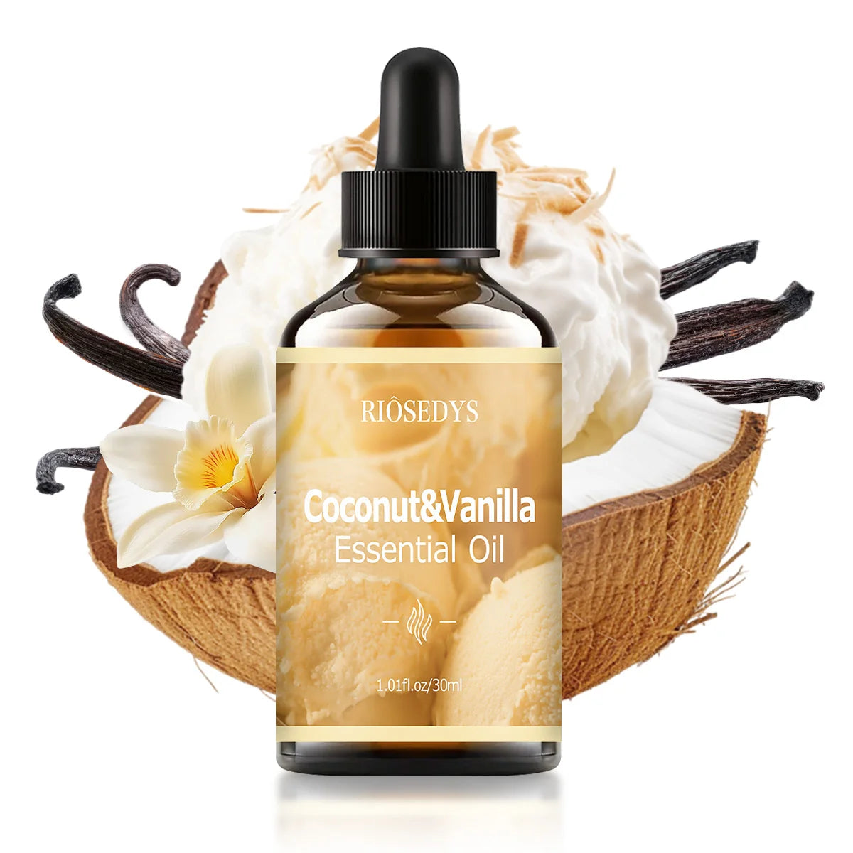 COCONUT VANILLA ESSENTIAL OIL Moisturizing Nourishing Massage Zpaxo 30ml COCONUT VANILLA Other