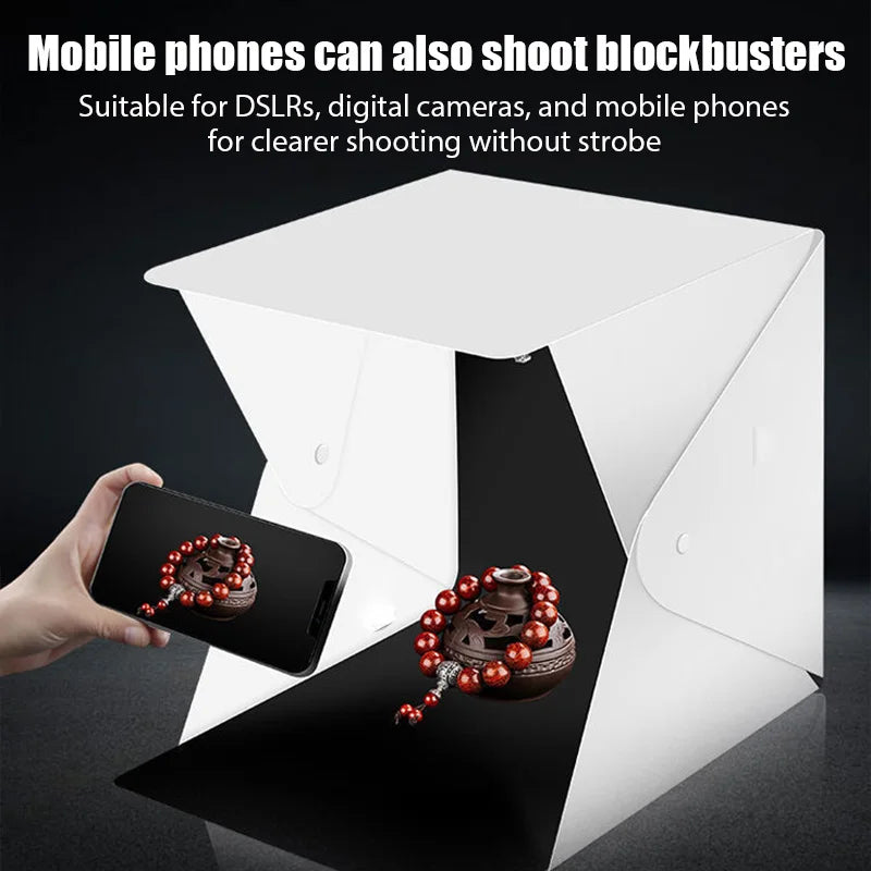 Foldable Lightbox Portable Photography Photo Studio Tent LED Lamp Zpaxo