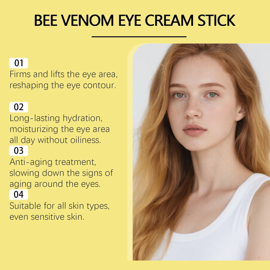 Hoygi Bee Venom Firming Eye Cream Stick – Dark Circles & Bags Eye Cream Stick Zpaxo