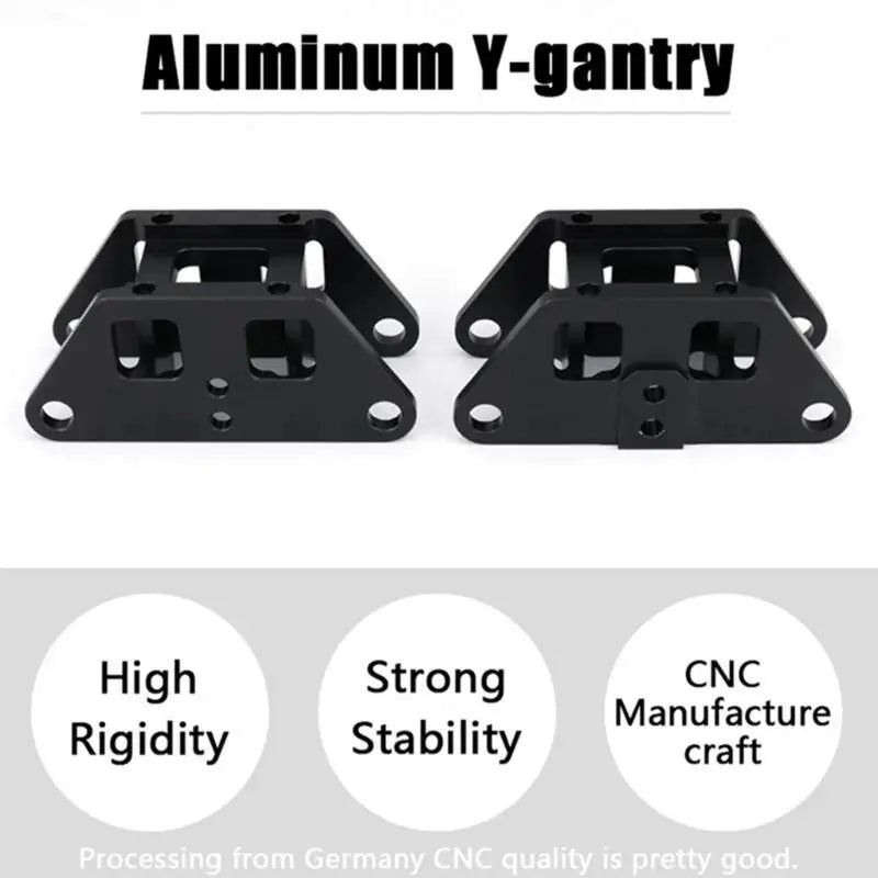652F 2 Black Aluminum Y Gantry Guide Vzbot 3D Printer Accessories Zpaxo